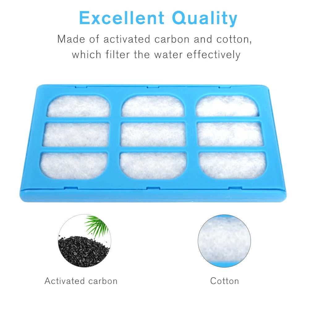 12PC Water Filter Cartridges Set For PET MATE Cat Mate Pet Fountains Replacement