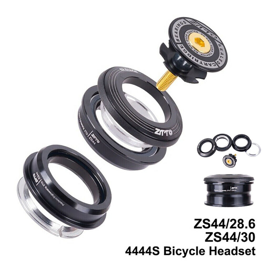 MTB Steering Column Straight Tube Fork  28.6mm ZS44 4444S 44mm Bike Headset