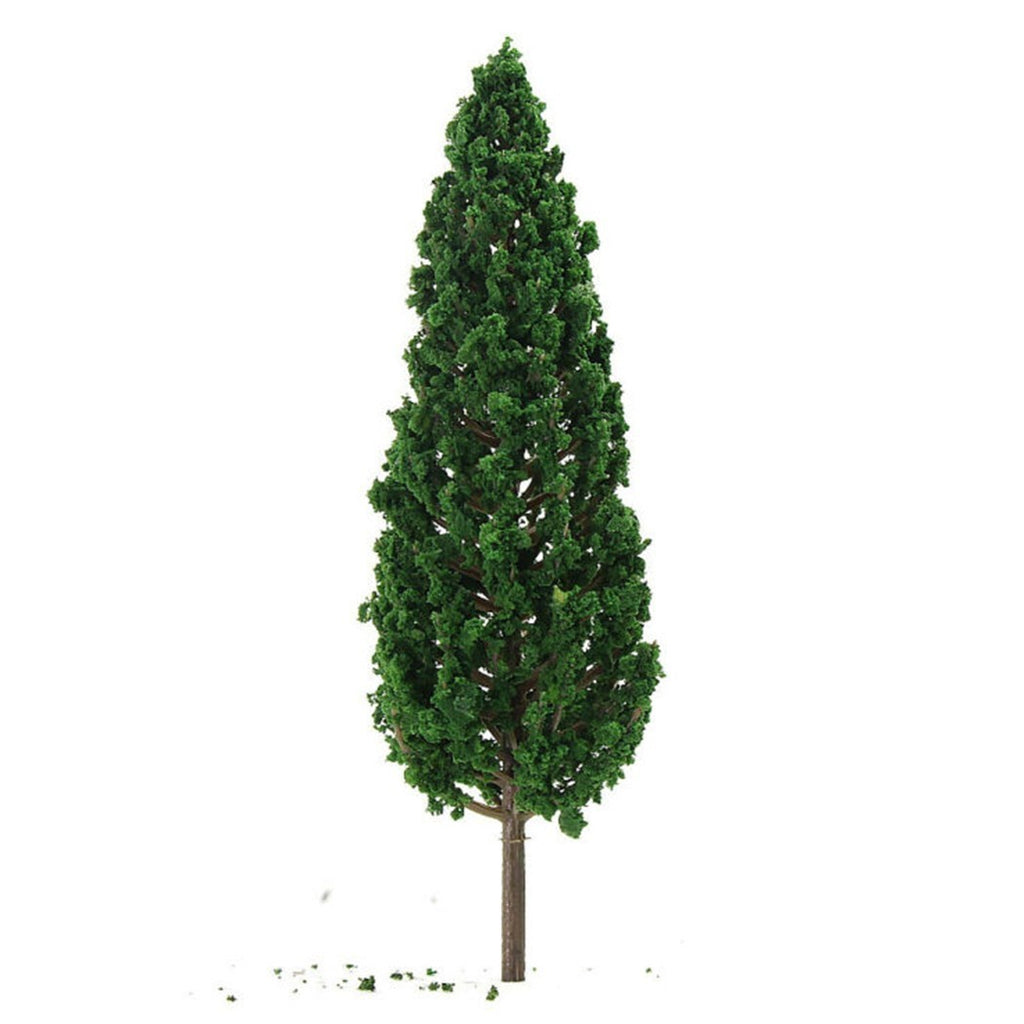 10Packs Model Pine Trees Green Plastic For O G Scale Railway Scenery Layout 15cm