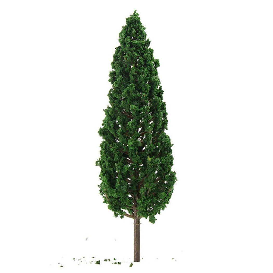 10Packs Model Pine Trees Green Plastic For O G Scale Railway Scenery Layout 15cm