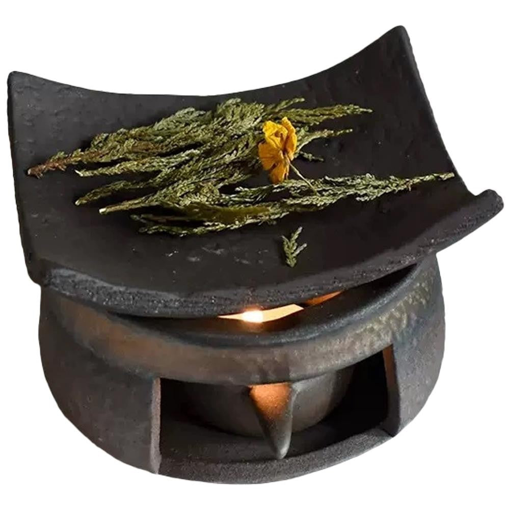 Ceramic Incense Burner Kit, Ceramic Aromatherapy,Stove Essential Oil Burner UK