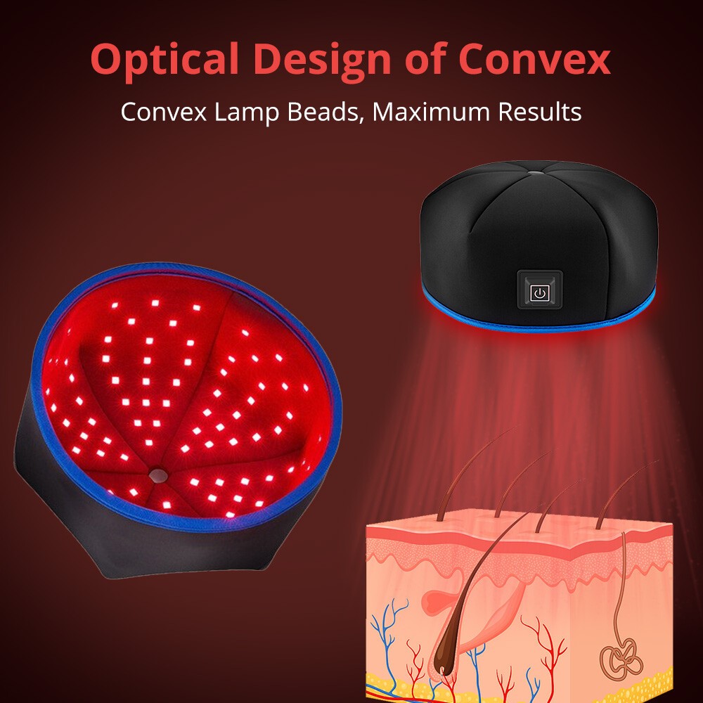 240 LED Infrared Red Light Therapy Cap Hat Hair Loss Regrowth Treatment Helmet