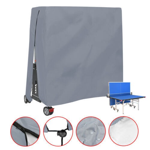Table Tennis Cover Heavy Duty Waterproof Outdoor Indoor Ping Pong Table Storage