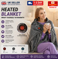 Electric Heated Shawl Blanket USB Wearable for Winter Warm 3 Temperature Levels