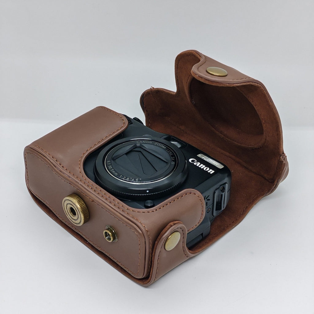 Bag Grip Strap Camera case Leather for Canon G10 G11 G12