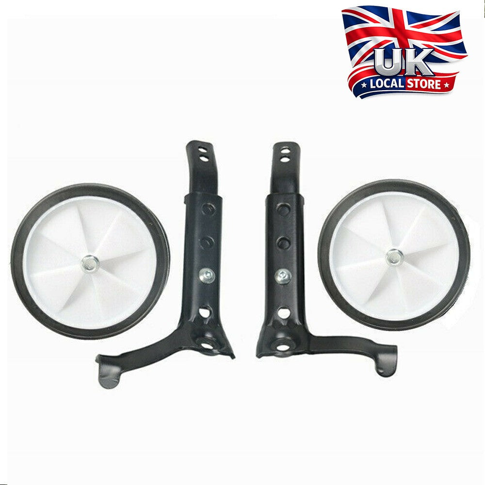 Pair Adult Bike Training Wheels Adjustable 16 to 22" Bicycle Auxiliary Colors UK
