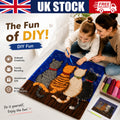 DIY Latch Hook Rug Making Kit, Fun Craft Activity for Kids, Parents & Beginners