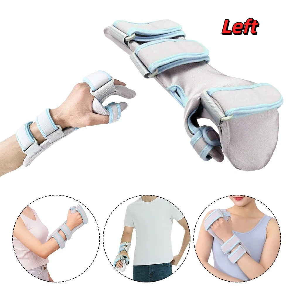 Left Hand Functional Rest Splint Forearm Wrist Support Fracture Injury Recovery