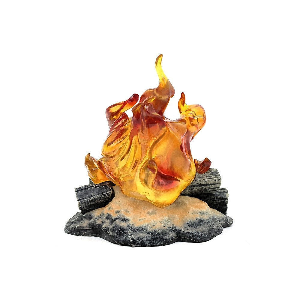 Anime Howl's Moving Castle Calcifer Resin Statue  Led Collection Xmas Gift 2026