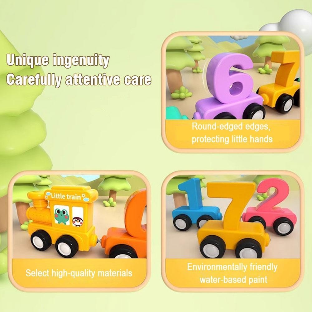 1set 0-10 Number Early Educational Toys Magnetic Number Train Set Kids UK