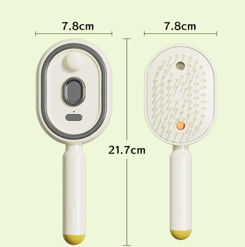 Electric Spray Air Cushion Massage Comb,Self-Cleaning Anti-Tangle Electric Brush