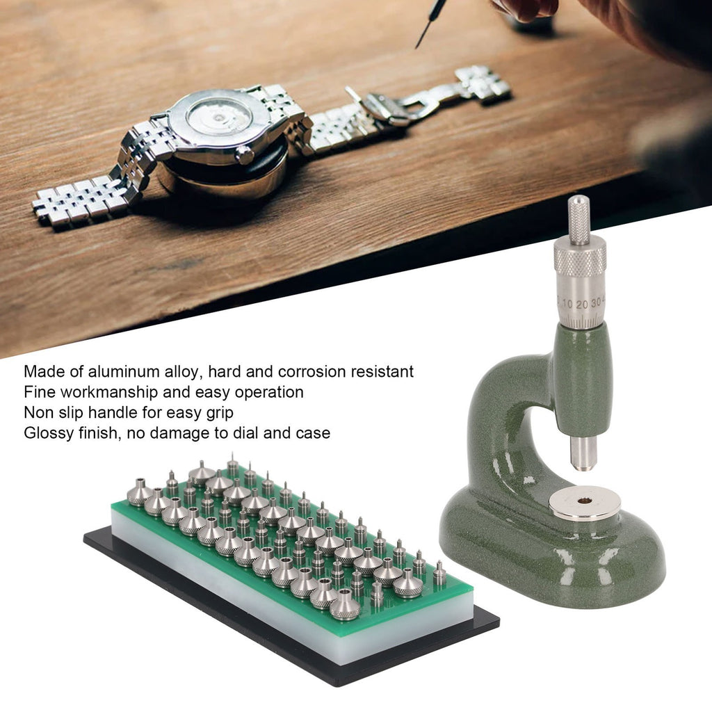 Watch Repair Tool Watch Case Closer Set Kit With 48pcs Dies Jewelling Tool