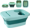 Foldable Foot Bath Soak Tub – Collapsible Foot Spa Basin Bucket for Soaking