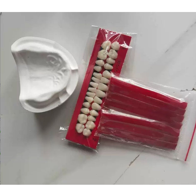 DIY Fake Teeth Denture Kit Full Partial Repair Missing Teeth Home Dental Set