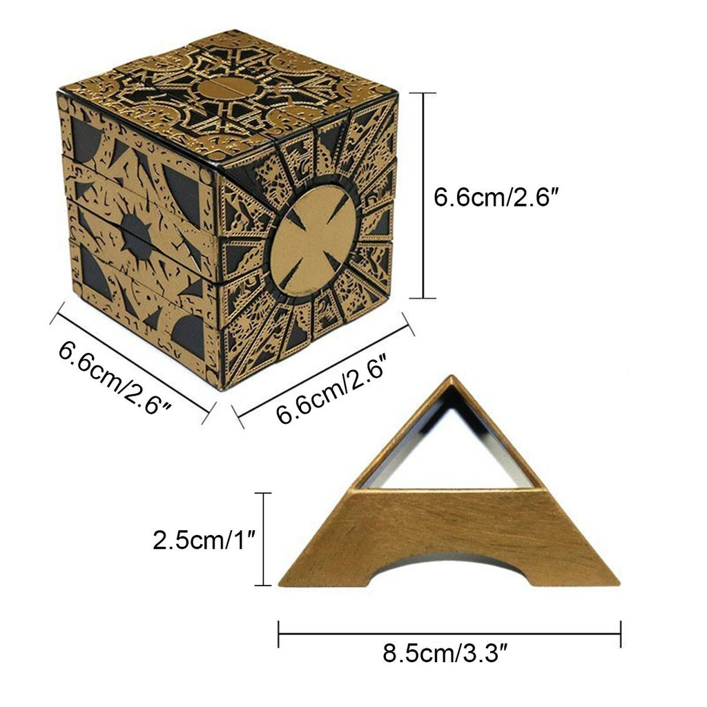 Hellraiser Puzzle Cube Horrorwood Stand Pinhead Lock Figure Unlocking Fun Horror