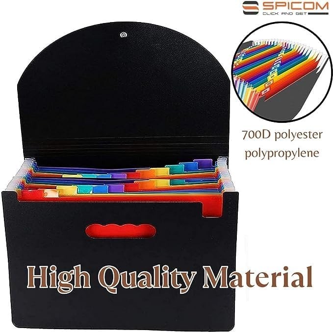 A4 Expanding File Organiser Paper 25 Pocket Expanding A4 Box Document Folder