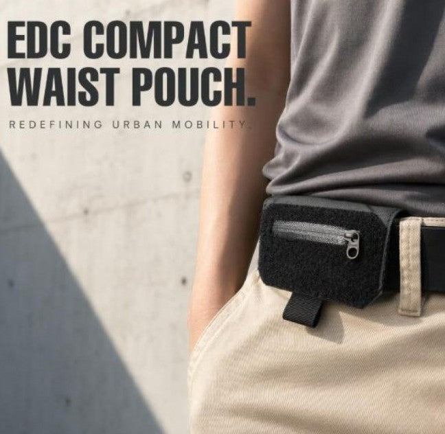 Slim Belt Wallet — Zero Bulk For Your Everyday Carry,Concealed Retractable