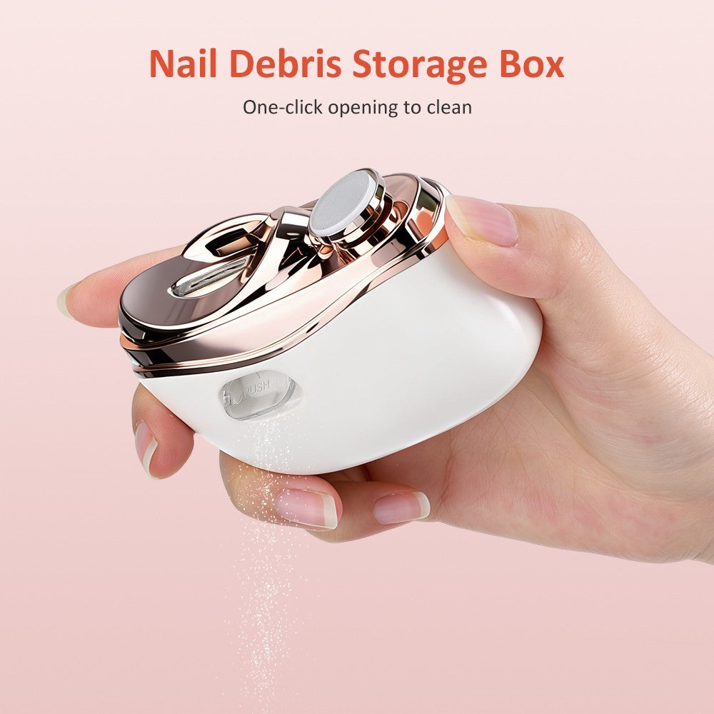 Electric Nail Clippers & Toenail Cutter for Adults and Elderly USB Rechargeable