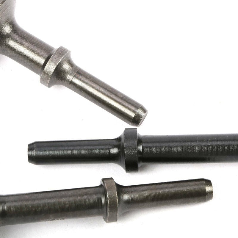 4Pcs Smoothing Pneumatic Air Hammer Bits Air Chisel Bits Tool Set with Spring~