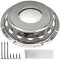 Solar Deck Ventilator Stainless Steel Cover for Boat Vent Caravan Exhaust Fan UK