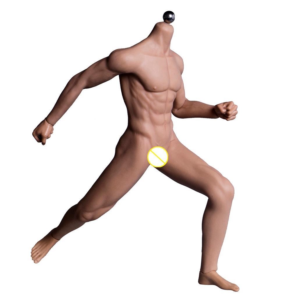 Silicone Flexible 1/6 Male Body Action Figure Seamless Man Dolls 12inch