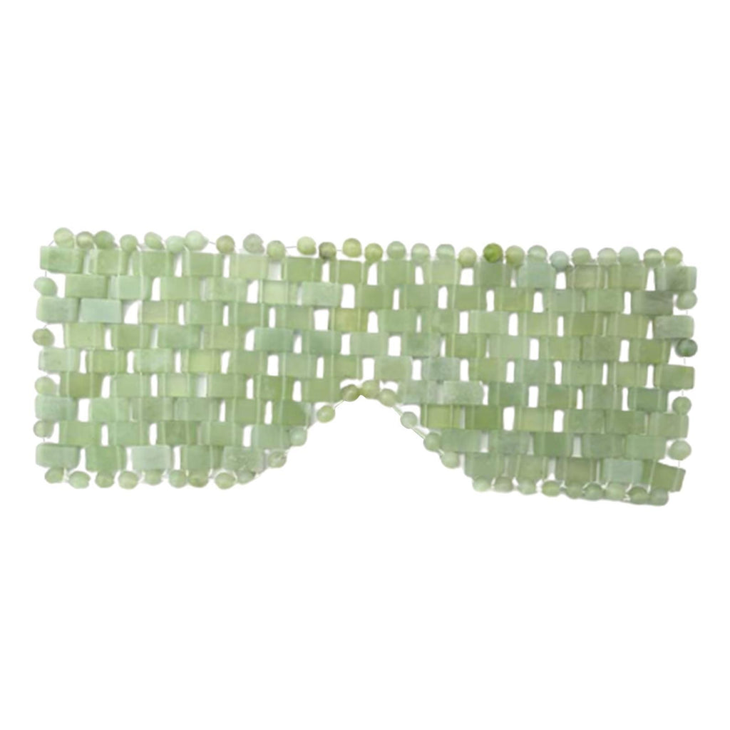 Natural Jade Eye Mask Curtain Face Massager Sleep Mask Stone