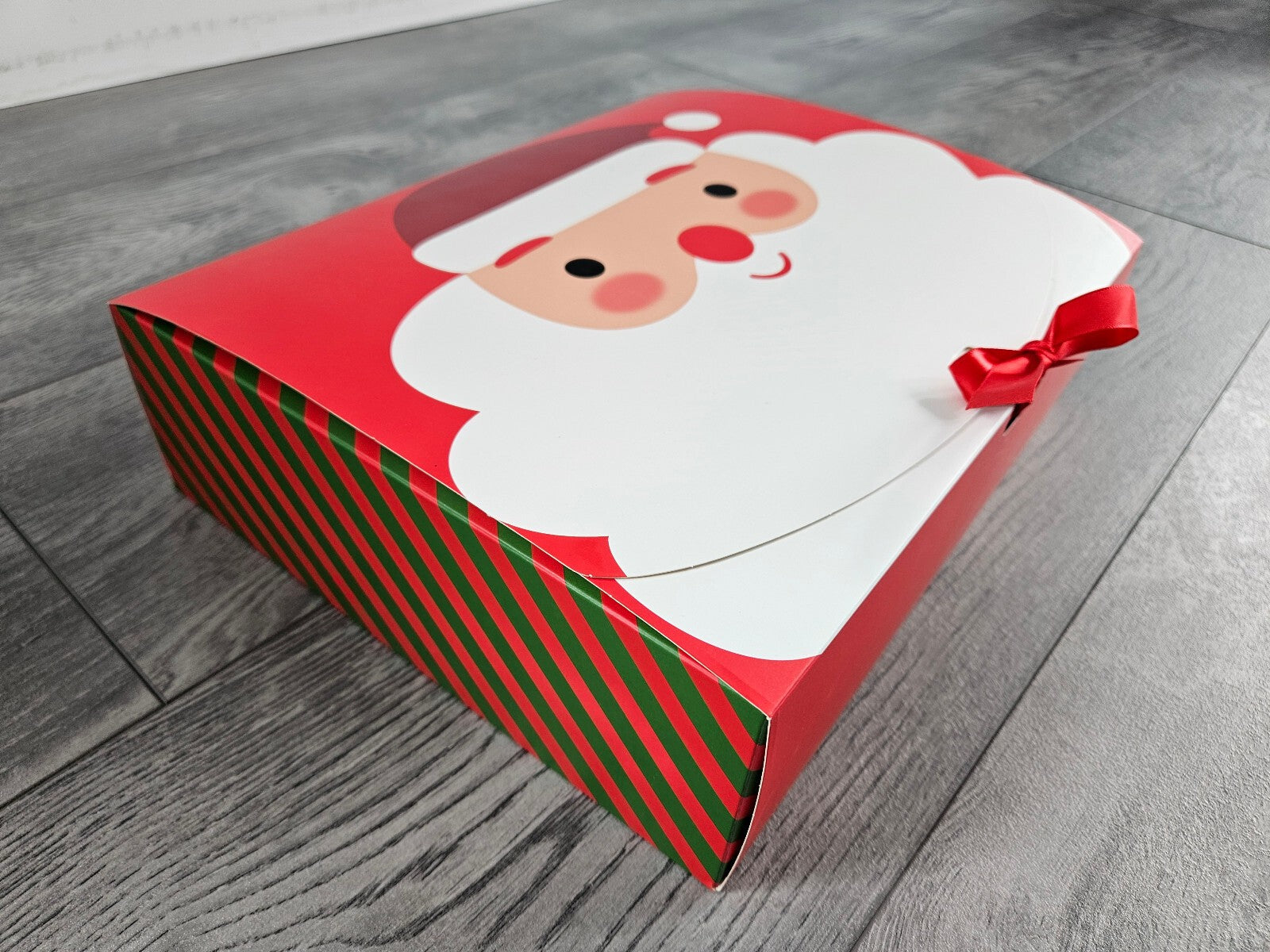 5PCS New Blank Christmas Gift Box, Red, Green, Xmas, Santa