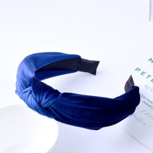 Women's Headband Twist Hairband Bow Knot Cross Tie Velvet Headwrap Hair Band New