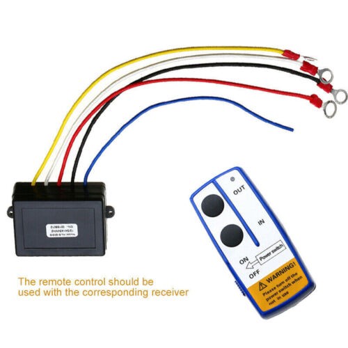 12V Electric Wireless Winch Remote Control Handset Heavy Duty Truck ATV SUV