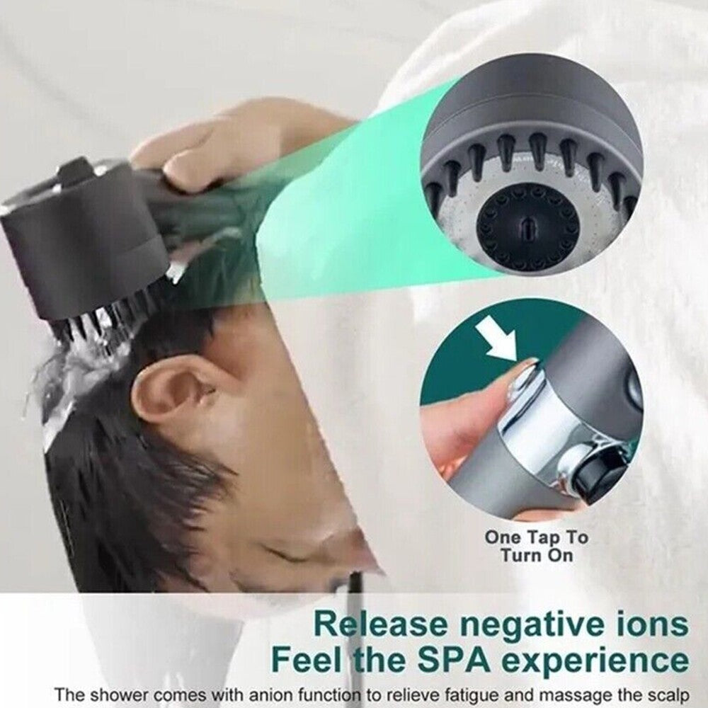 Shower Head For Bathroom 4-in-1 High Pressure Shower Head 3 Mode Function