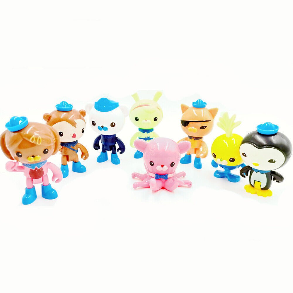 8PC Octonauts Expedition Action Figure Kid Childrens Toy Doll Gift Collection