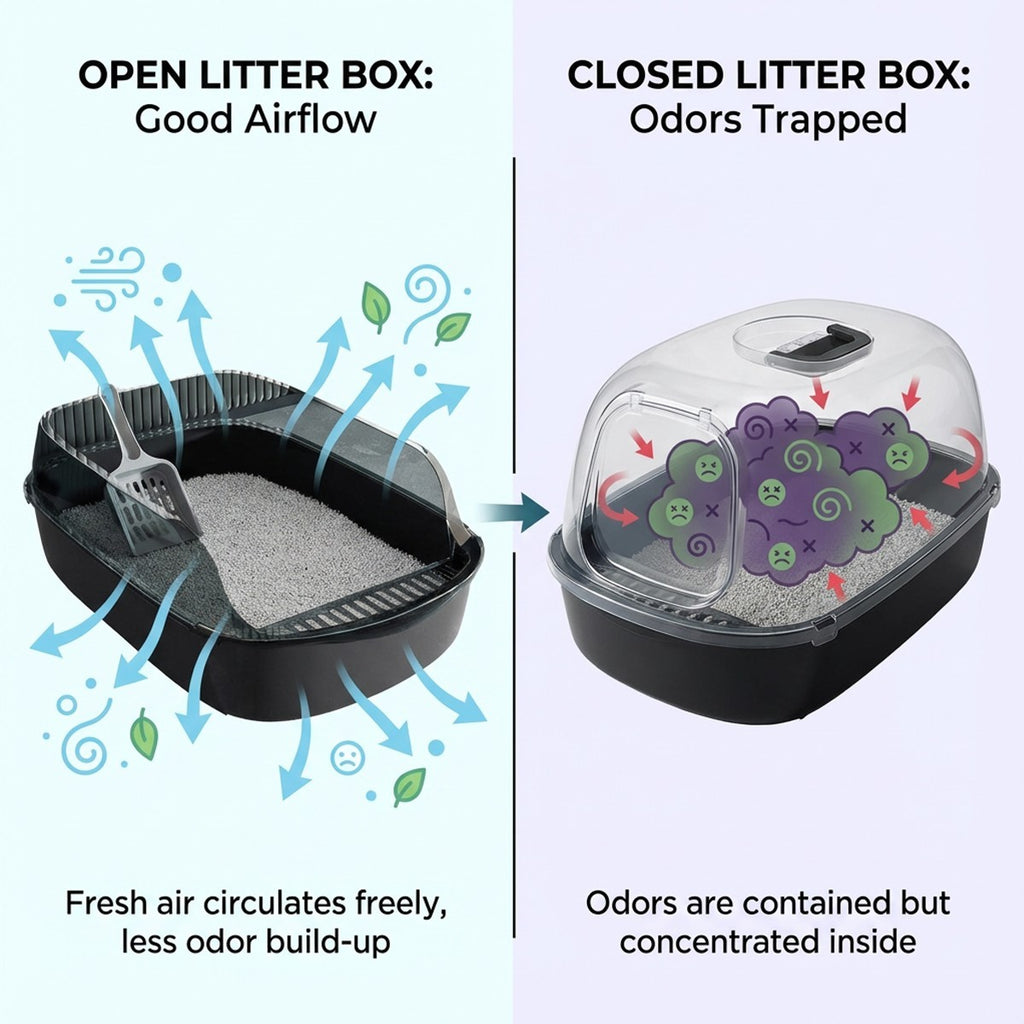 New Medium Large Open Cat Litter Tray High Side Kitty Toilet Box Indoor Pet Pan