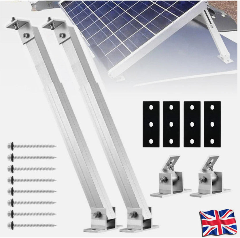 Solar Panel Mounting Brackets Adjustable Angle ABS Tilt Mount Fixing Wall Roof