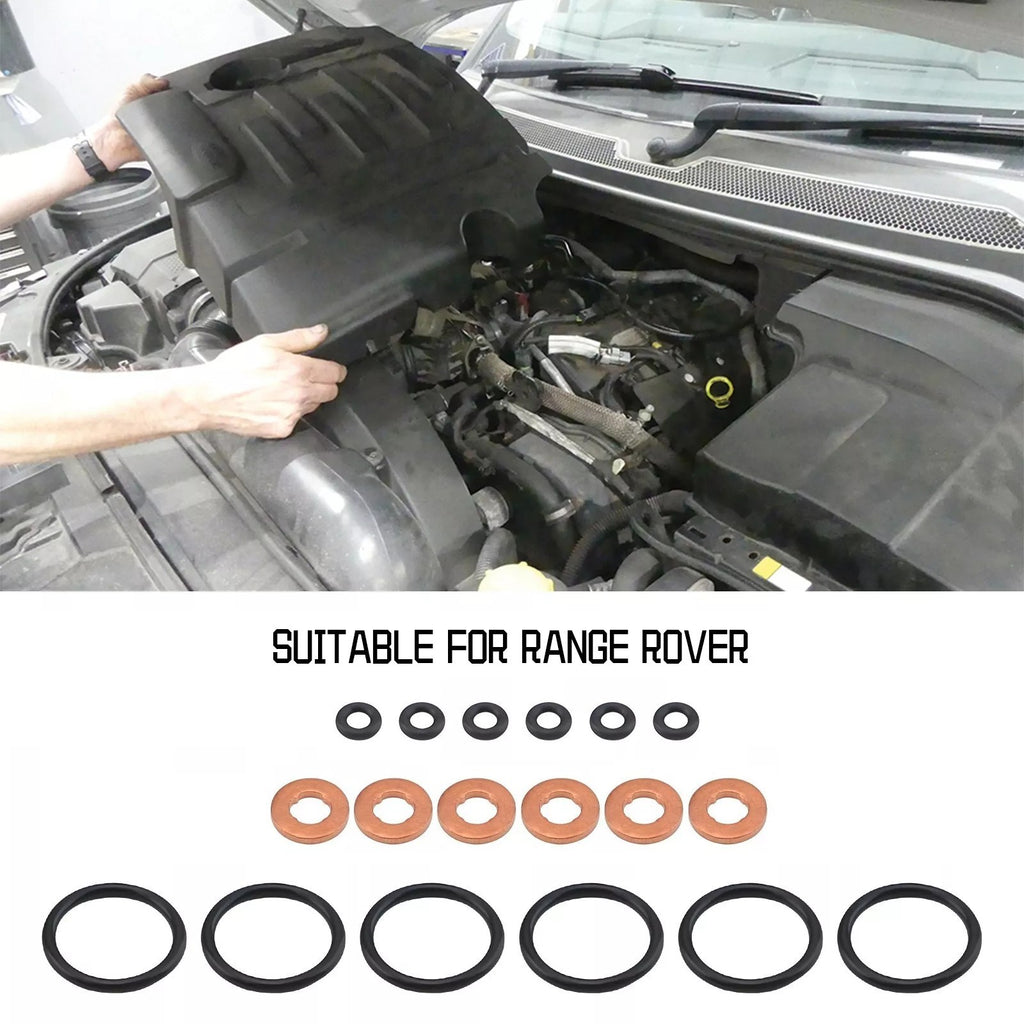 INJECTOR SEAL KIT FOR RANGE ROVER SPORT DISCOVERY VELAR JAGUAR S XF 2.7 3.0 TDV6