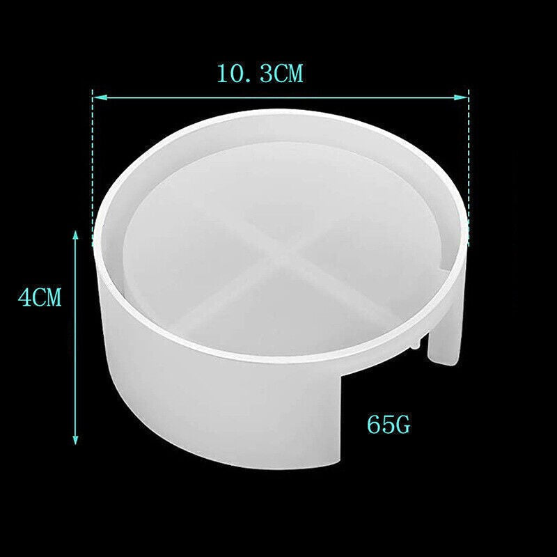 5pcs/set Epoxy Resin Molds For DIY Coasters Holder Silicone Jewelry Making Mould
