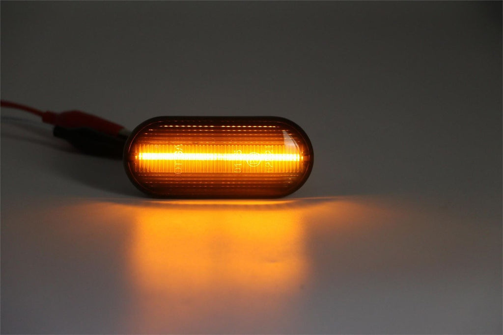 Dynamic LED Side repeater Indicator lights Smoked for VW Caddy III 2004-10