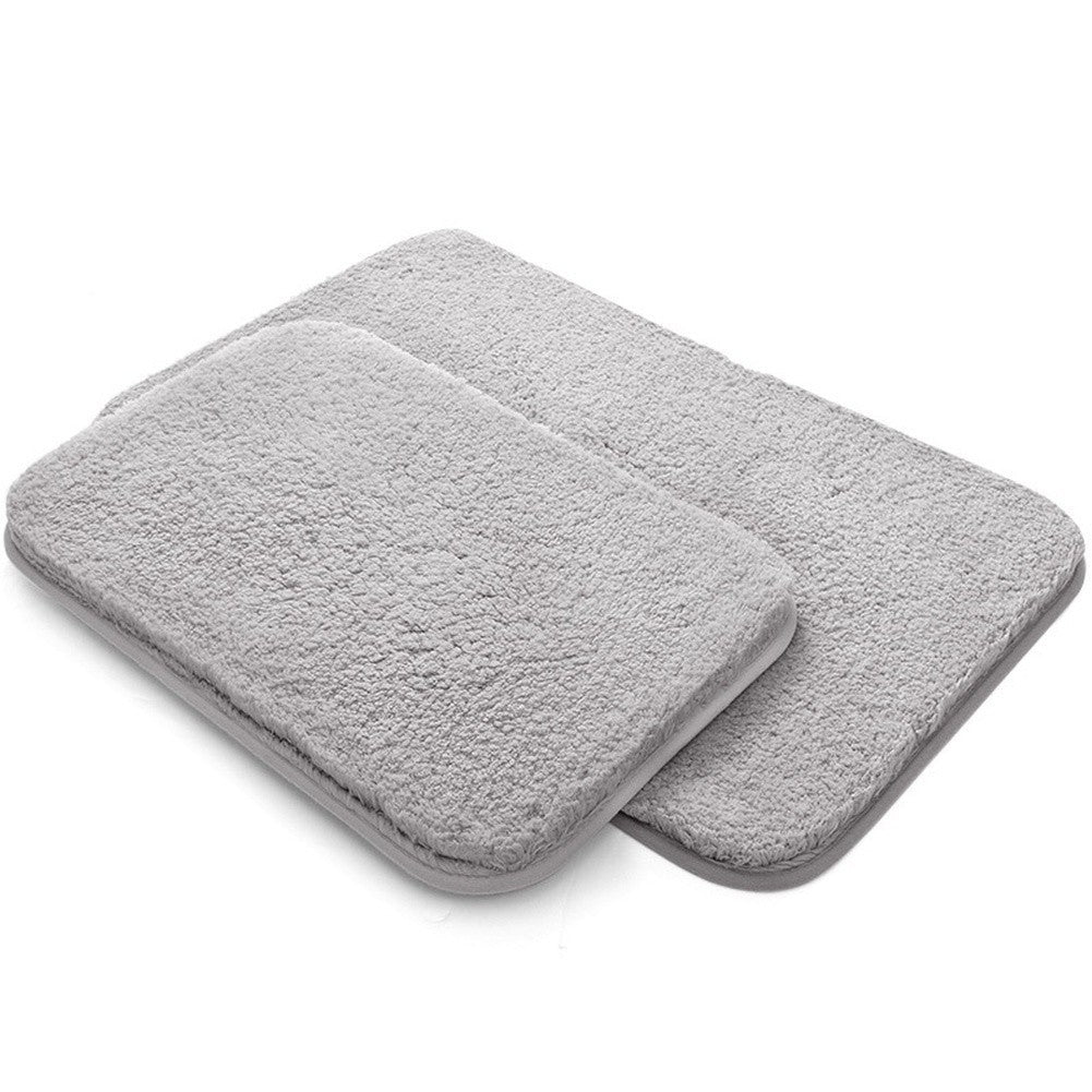 Quick Dry Non Slip Microfiber Floor Mat for Bathroom Rug 40x60cm 50x80cm