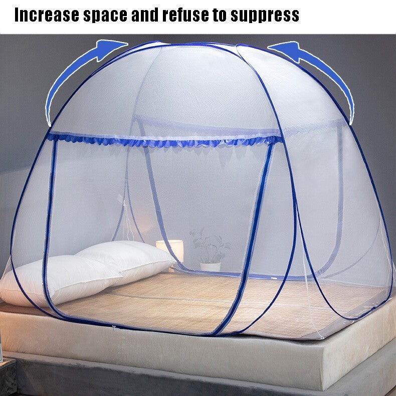 Portable Single Door Pop Up Mosquito Net Lace Netting Home Yurt Tent Bed Cover