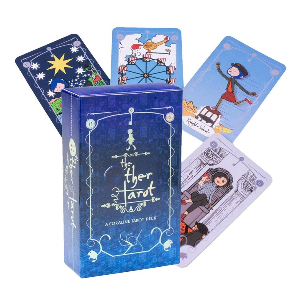 The Other Tarot A Coraline Tarot Deck With Guide Portable Divination Cards New