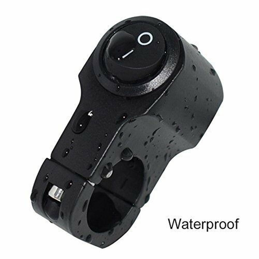 Waterproof Motorbike Motorcycle Handlebar Fog Spot Light On Off Switch 120W 12V