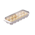 Refrigerator Egg Tray 12 Slot Egg Storage Holder Egg Dispenser Stackable W/ Lid