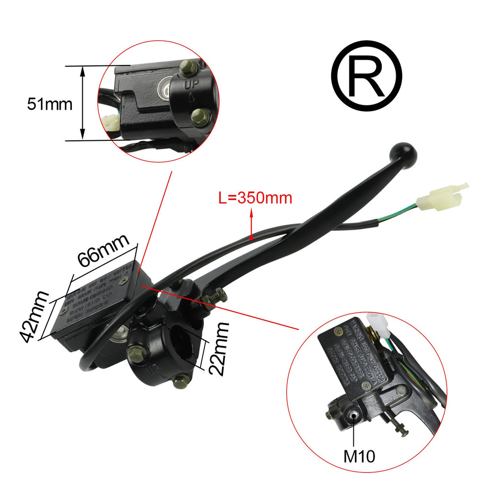 Front Brake Master Cylinder for YAMAHA XT600 XT550 XT350 TT250 XT225 YFM350 250