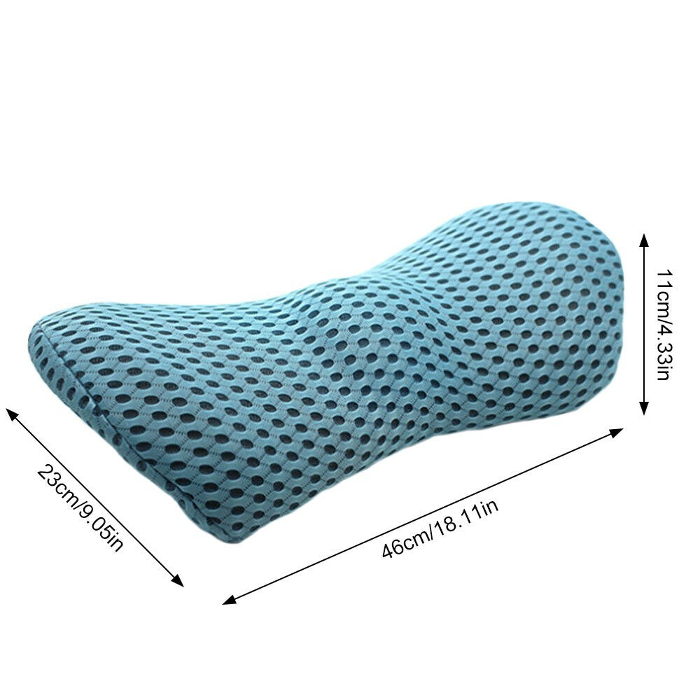 Lumbar Support Memory Pillow Bed Cushion for Sleep Lower Back Relief Pain UK