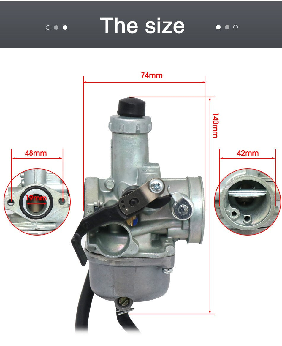 Carburetor Carb for Honda CB125 CG125 ACE125 16100-KYY-601 16100-KYY-B52