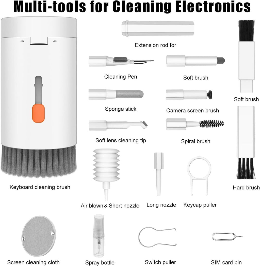 20-in-1 Laptop Keyboard Cleaner Kit Electronic Device Clean Tool Set for Camera