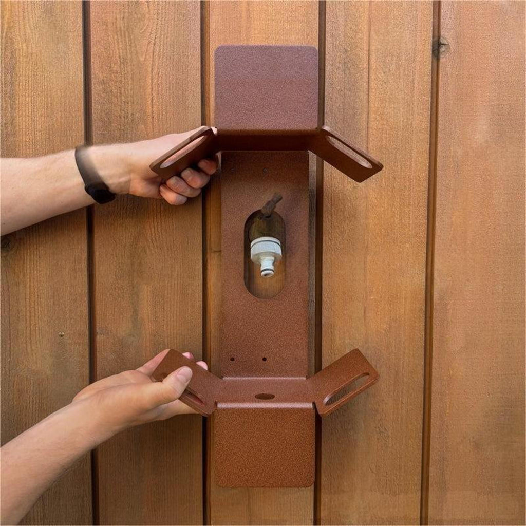 Garden Hose Rack Wall Rack Heavy Duty Metal for Terrace Basement Garage