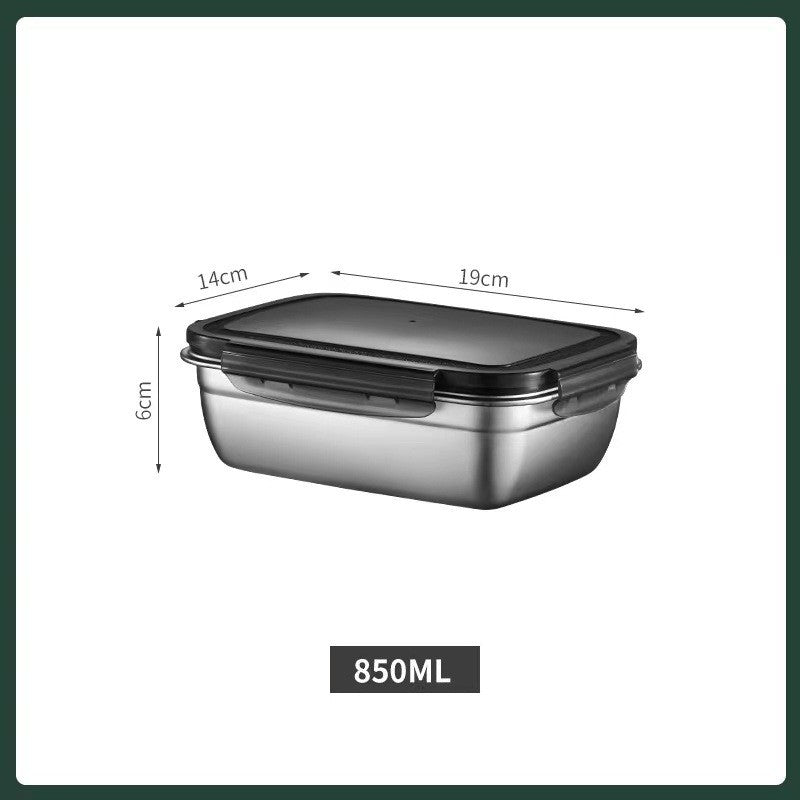 Stainless Steel Insulated Ice Cream Tub Food Storage Container Lunch Box Bento