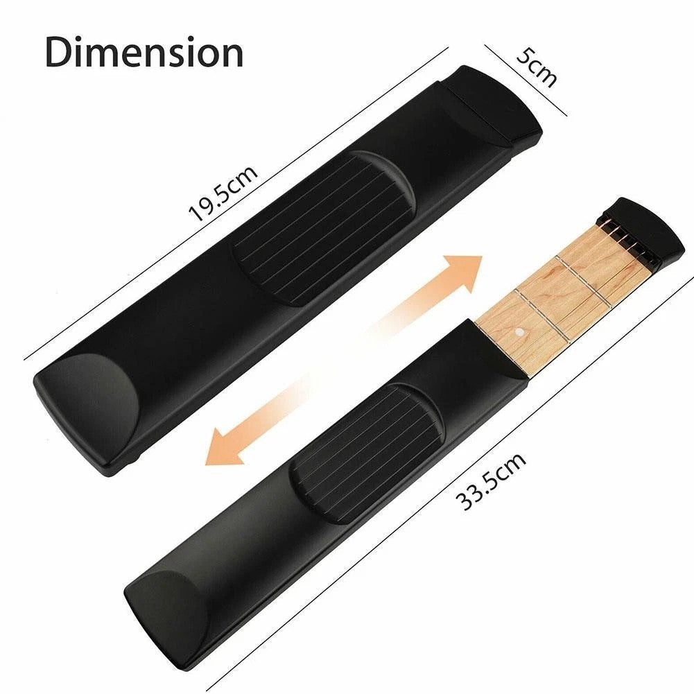 Portable Pocket Guitar 6 Fret Guitar Chord Practice Tool for Beginners Practice