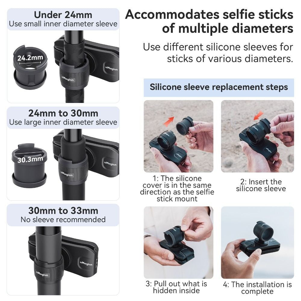 Backpack Strap Selfie Stick Holster  Action Camera Selfie Stick