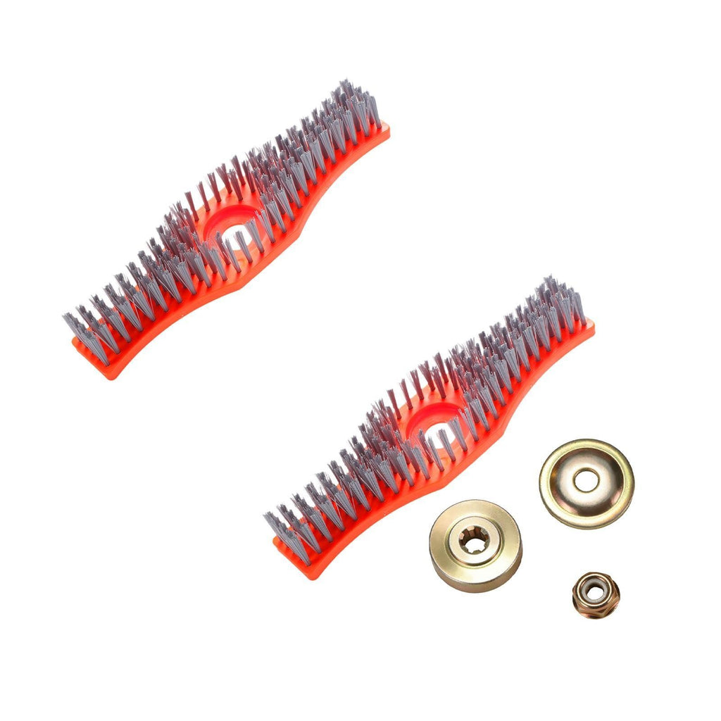 Lawn Mower Brush Head Broom Head Cleaning Brush for Patio Cleaning Floor.*